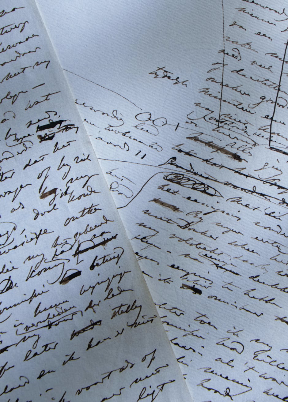 Het woeste handschrift van Schimmelpenninck